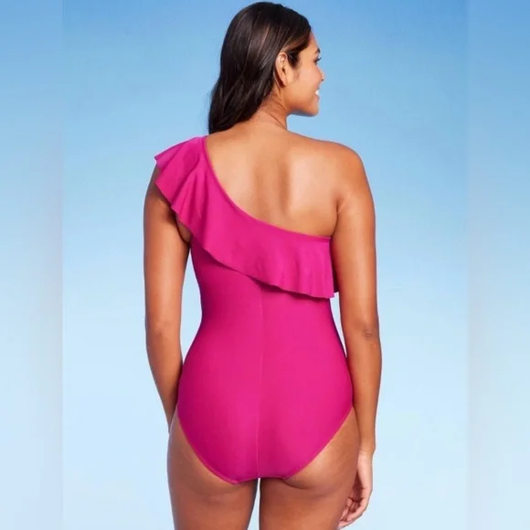 Kona Sol Pink Swimsuit - Picture 2 of 5